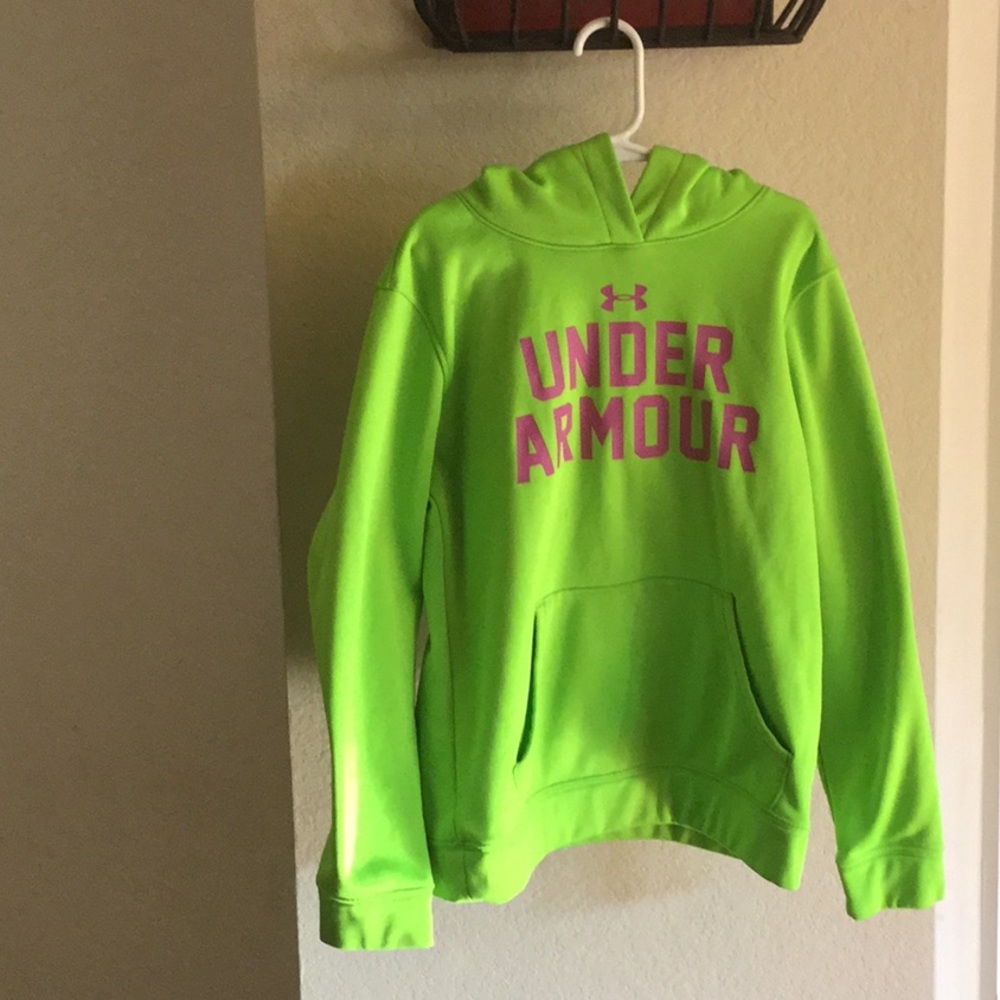 Girls youth small under armour sweatshirt
